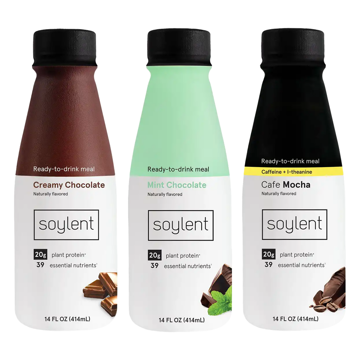 Soylent complete meal chocolate lover's 36 bottle bundle Main image